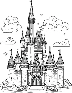 Magical Castle Coloring Pages: 188+ Enchanting Designs for Kids - image 29