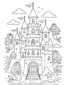Magical Castle Coloring Pages: 188+ Enchanting Designs for Kids - image 3