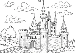 Magical Castle Coloring Pages: 188+ Enchanting Designs for Kids - image 32