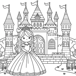Magical Castle Coloring Pages: 188+ Enchanting Designs for Kids - image 10