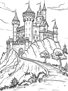Magical Castle Coloring Pages: 188+ Enchanting Designs for Kids - image 27