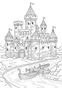 Magical Castle Coloring Pages: 188+ Enchanting Designs for Kids - image 17