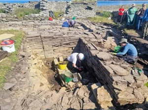 Mysterious Medieval Stone Head Discovered on Remote Island - image 0