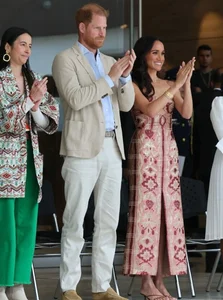 Meghan Markle’s Sophisticated Wardrobe Choices During Her Colombia Visit - image 1