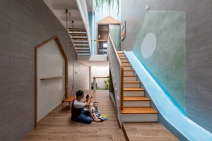 Modern 88-Square-Meter Tube House Designed with Creative Play Spaces for Children - image 3