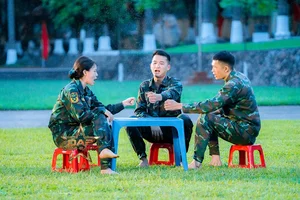 Sao Nhap Ngu 2024 Episode 5: Thuy Tien and Mie Shine Amidst Tough Military Challenges - image 1
