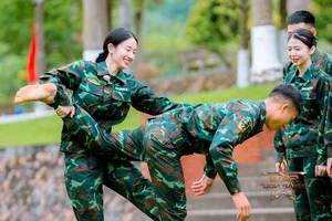 Sao Nhap Ngu 2024 Episode 5: Thuy Tien and Mie Shine Amidst Tough Military Challenges - image 2