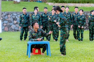 Sao Nhap Ngu 2024 Episode 5: Thuy Tien and Mie Shine Amidst Tough Military Challenges - image 5