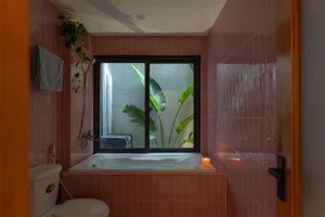 Modern 5x16m Bauhaus House in Hoc Mon with Bold Orange Accents - image 12