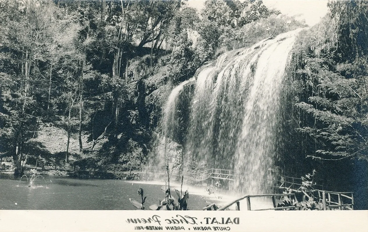 Historical Beauty of Prenn Waterfall in Da Lat a Century Ago