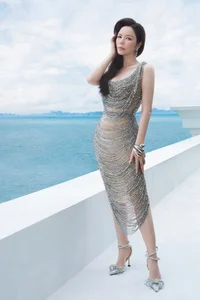 Thao Nhi Le Stuns in Elegant Silk Dress Fashion Trends - image 0