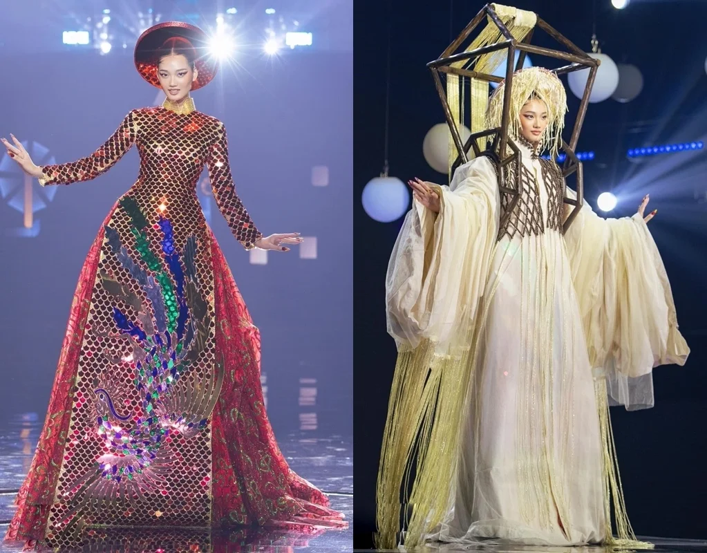 Thuy Quynh Shines with the Best National Costume at Miss Universe Vietnam 2024