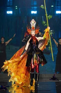 Thuy Quynh Shines with the Best National Costume at Miss Universe Vietnam 2024 - image 4