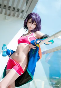 Stunning Shizuka Mikazuki Cosplay by KuukoW from Zom 100: Bucket List of the Dead - image 0