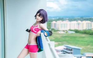 Stunning Shizuka Mikazuki Cosplay by KuukoW from Zom 100: Bucket List of the Dead - image 3