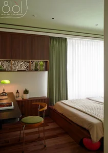 80m2 Mid-Century Modern Apartment Design: Inside the Bent Paper House - image 8