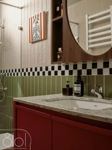 80m2 Mid-Century Modern Apartment Design: Inside the Bent Paper House - image 15