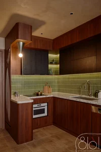 80m2 Mid-Century Modern Apartment Design: Inside the Bent Paper House - image 6