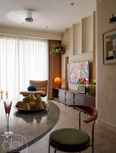 80m2 Mid-Century Modern Apartment Design: Inside the Bent Paper House - image 26