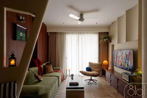80m2 Mid-Century Modern Apartment Design: Inside the Bent Paper House - image 11