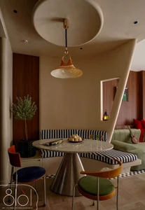 80m2 Mid-Century Modern Apartment Design: Inside the Bent Paper House - image 3