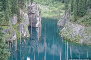 The Surreal Sunken Forest of Lake Kaindy: Nature’s Underwater Masterpiece in Kazakhstan - image 2
