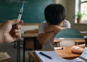 School Safety Crisis: Blood Test Results Released After Teacher’s Syringe Punishment Incident - image 1