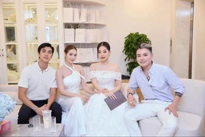 Actress Huyen Lizzie Radiates Elegance and Slim Figure at Exclusive John Kim Event - image 3