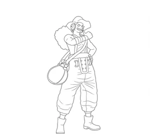 256+ Amazing One Piece Coloring Pages Featuring the Straw Hat Pirates - image 18