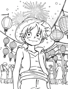 256+ Amazing One Piece Coloring Pages Featuring the Straw Hat Pirates - image 33