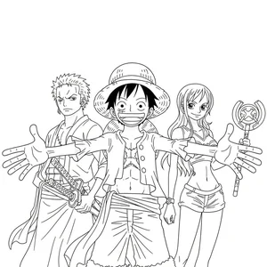 256+ Amazing One Piece Coloring Pages Featuring the Straw Hat Pirates - image 15