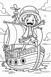 256+ Amazing One Piece Coloring Pages Featuring the Straw Hat Pirates - image 30
