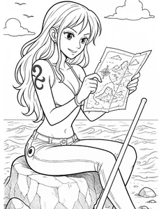 256+ Amazing One Piece Coloring Pages Featuring the Straw Hat Pirates - image 23