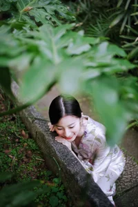 Nostalgic Quiet Courtyard Portrait Gallery: A Dreamy Slow Living Aesthetic - image 3