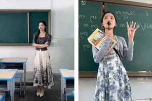 Beautiful Teacher Amazes with Stunning Classroom and Modern Street Style - image 6