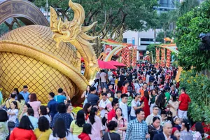 Phu My Hung Spring Flower Street Welcomes Crowds in Saigon - image 10