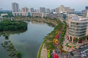 Phu My Hung Spring Flower Street Welcomes Crowds in Saigon - image 3