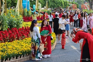 Phu My Hung Spring Flower Street Welcomes Crowds in Saigon - image 11