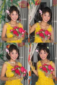 TikToker Thao Da Ua Shares Nostalgic 90s Style Wedding Photos - image 2