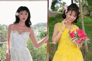 TikToker Thao Da Ua Shares Nostalgic 90s Style Wedding Photos - image 3