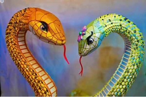 Hilarious and Unique Snake Mascots for Lunar New Year 2025 Go Viral Online - image 9