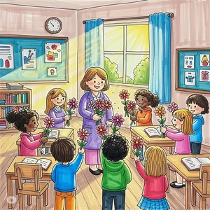 Heartwarming Drawing Ideas for Teachers and School Days - image 37