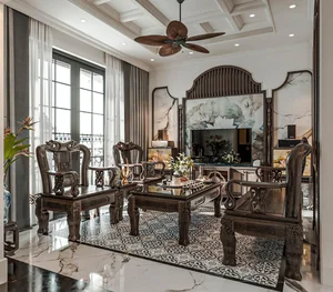 Exquisite Indochine Style Townhouse Renovation: A Masterpiece on Hoang Ngan Street - image 8
