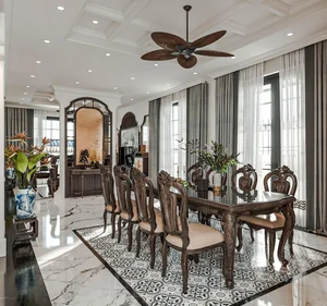 Exquisite Indochine Style Townhouse Renovation: A Masterpiece on Hoang Ngan Street - image 5