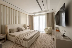 Luxury Dark-Toned 210m2 Apartment: Merging Two Units into One - image 0