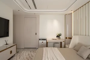Luxury Dark-Toned 210m2 Apartment: Merging Two Units into One - image 8