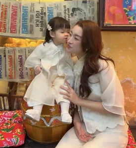 Miss Vietnam Do My Linh Showcases Her Daughter’s Adorable Luxury Designer Fashion Style - image 2