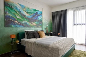 Vibrant 99m2 Mizuki Apartment in HCMC Featuring Bold Pop Art Interior Design and Natural Light - image 5