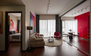 Vibrant 99m2 Mizuki Apartment in HCMC Featuring Bold Pop Art Interior Design and Natural Light - image 1