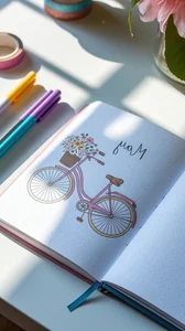 Rustic Bicycle Art Gallery: 154+ Beautiful Drawings - image 30
